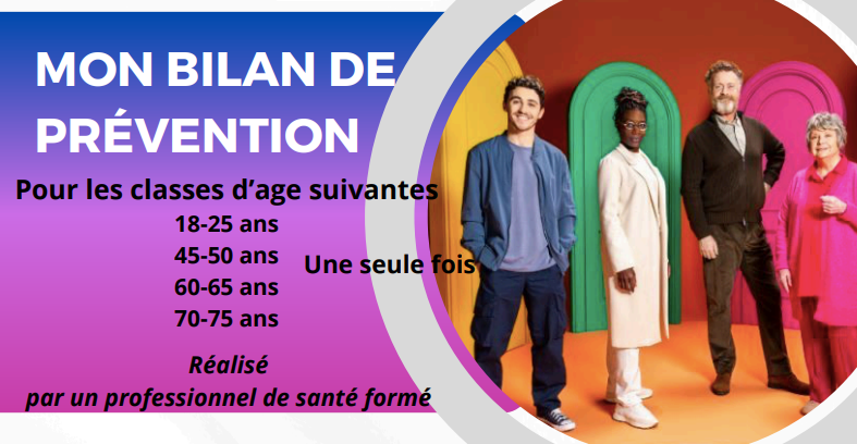 MON BILAN DE PREVENTION