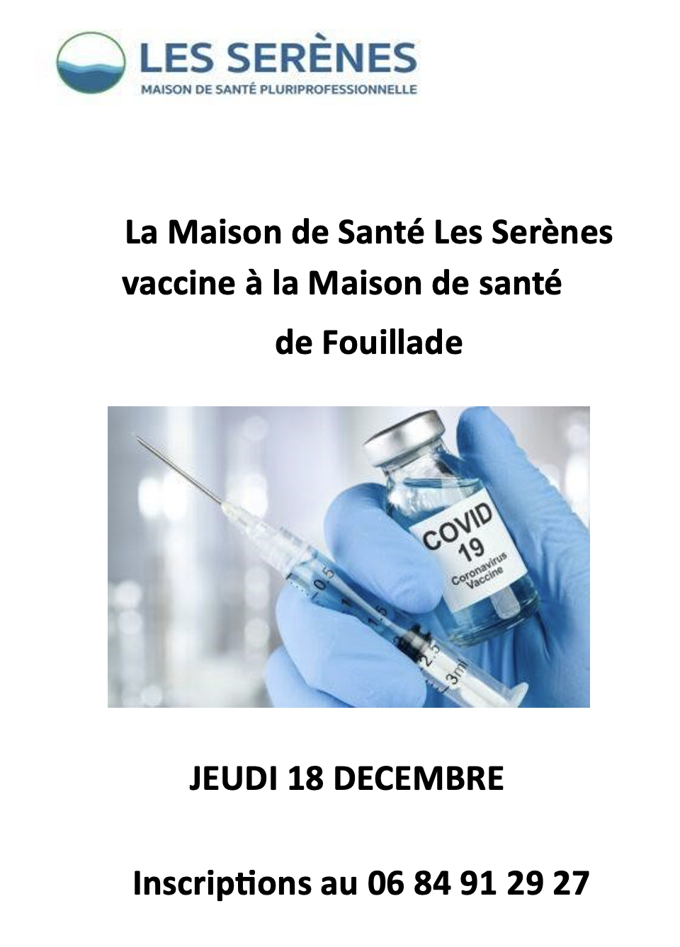 Vaccination contre le COVID