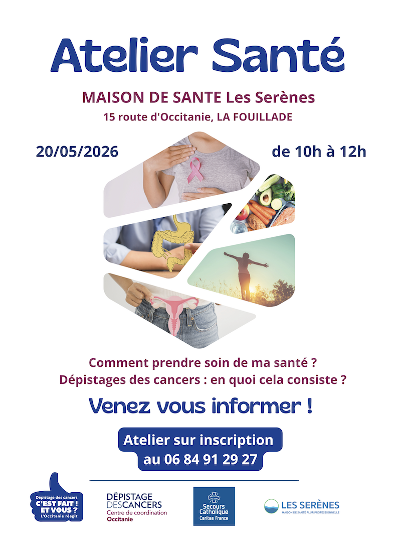 Atelier Santé -Dépistages des cancers