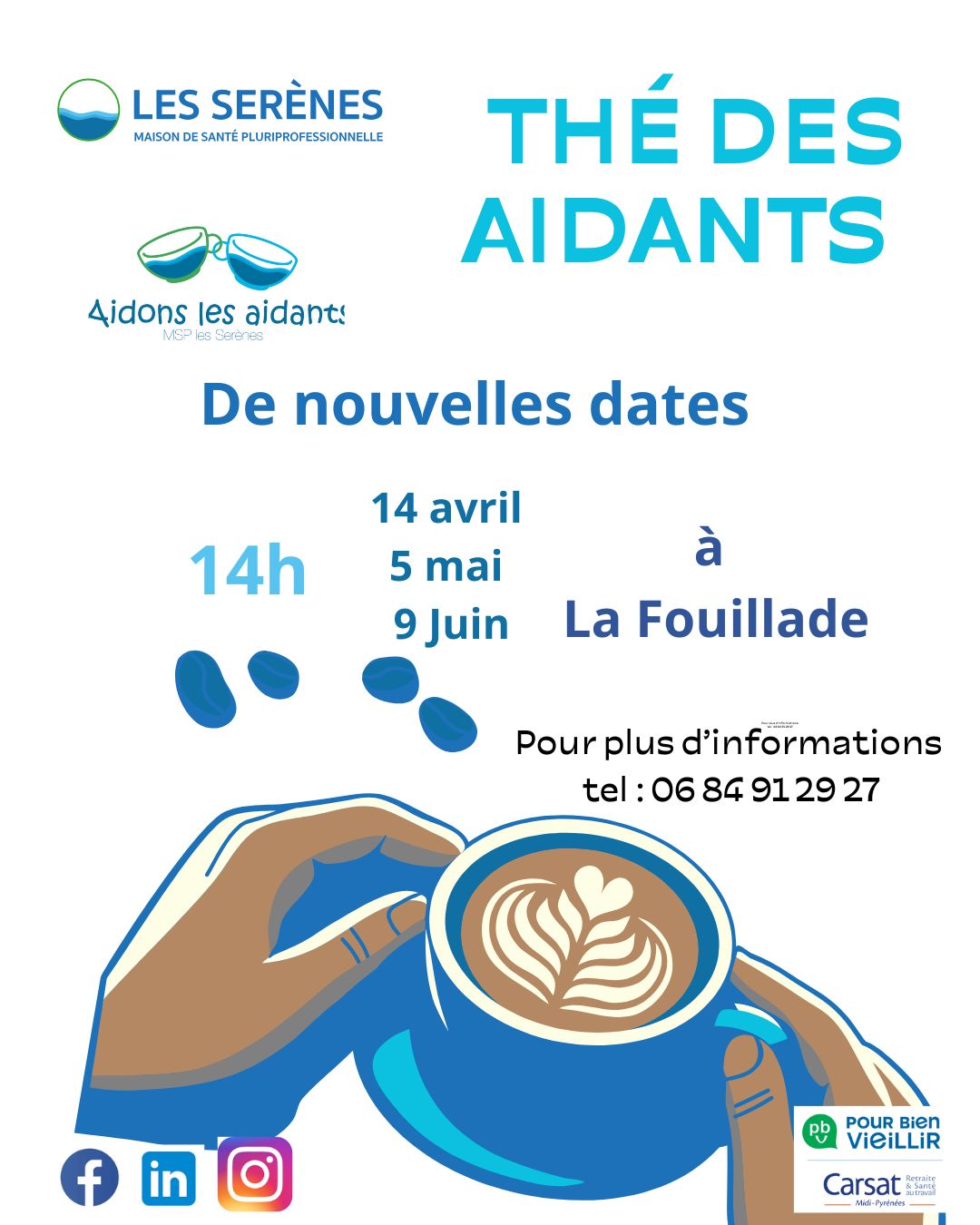 Le thé des aidants pour un moment de partage