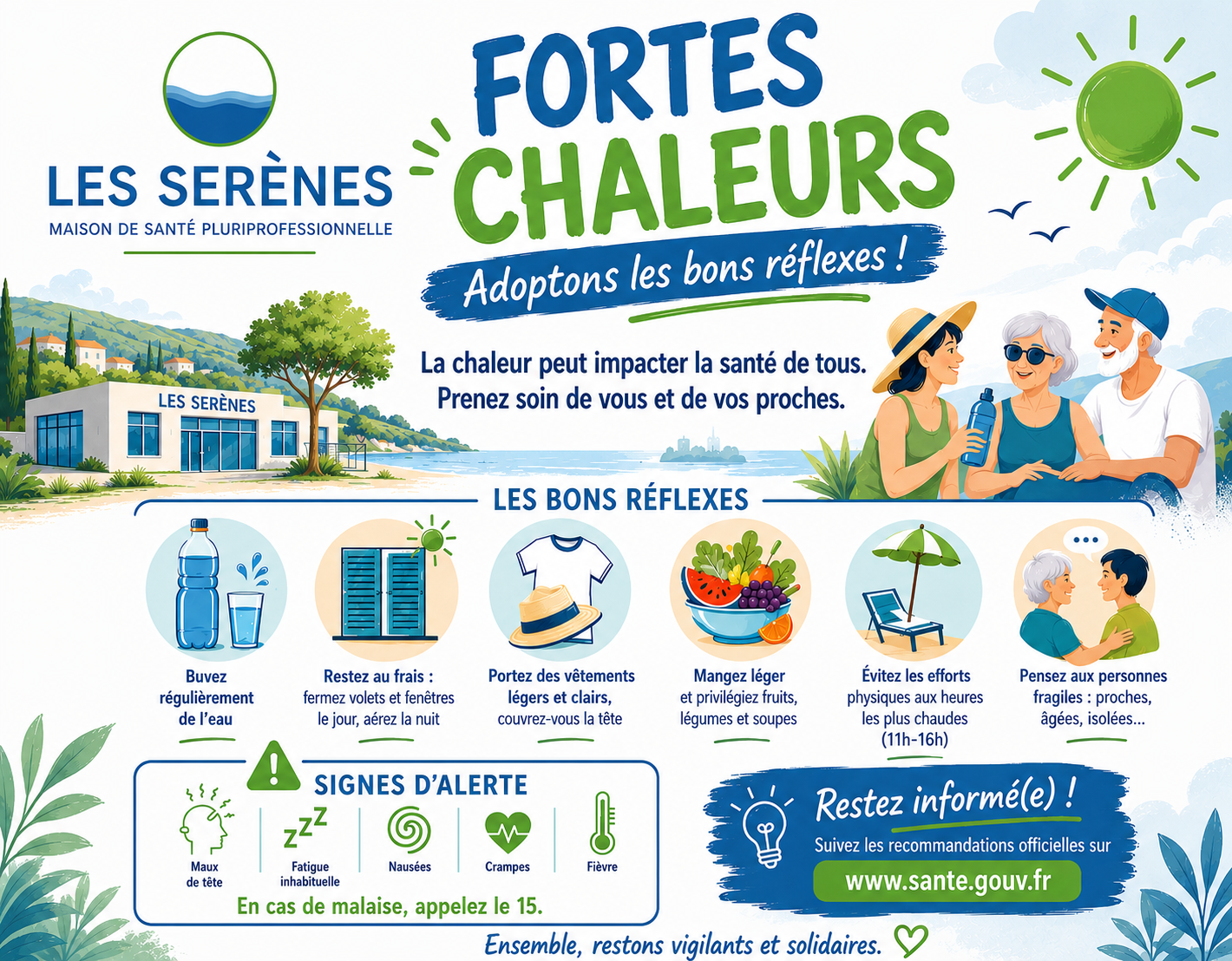 Attention aux fortes chaleurs !