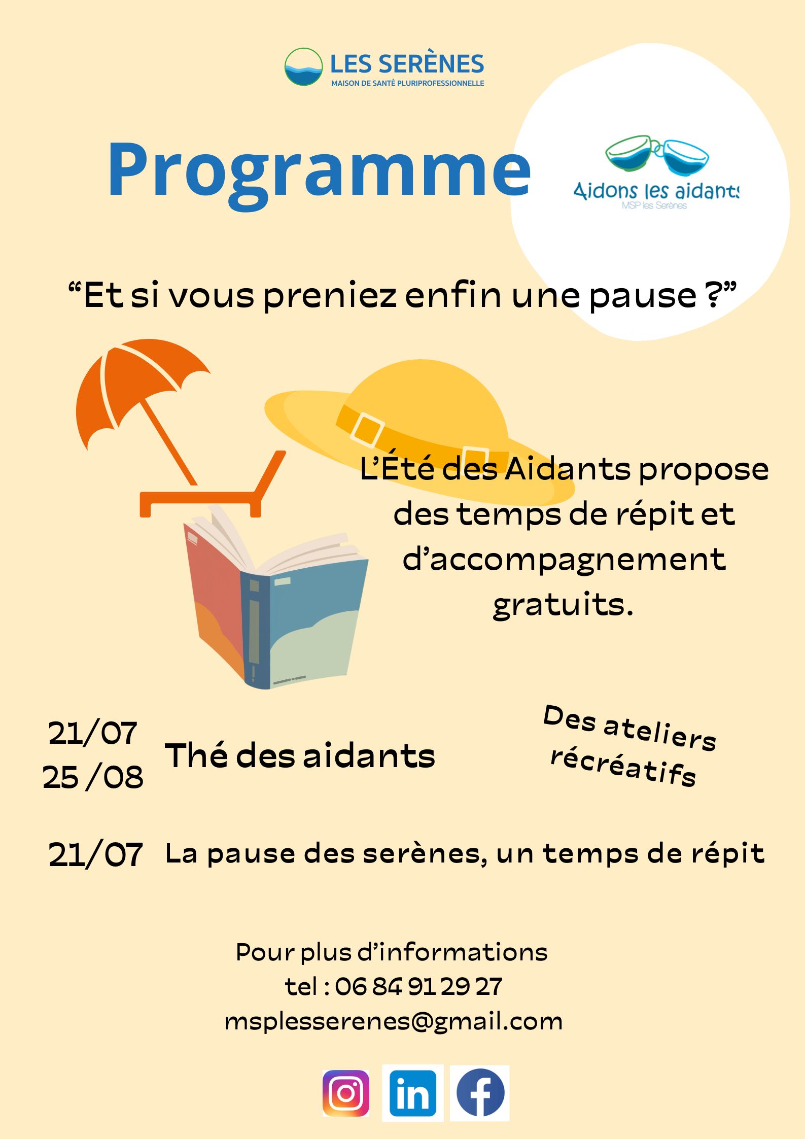L'été des aidants