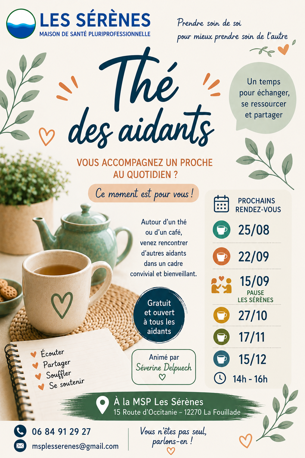 Le thé des aidants fait sa rentrée